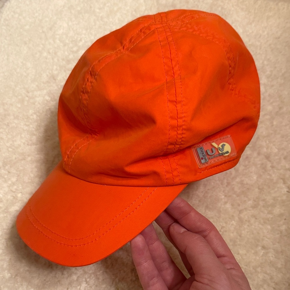 Wigens Sweden UV Headwear‎ Orange Baseball Cap Size Small Model 95581